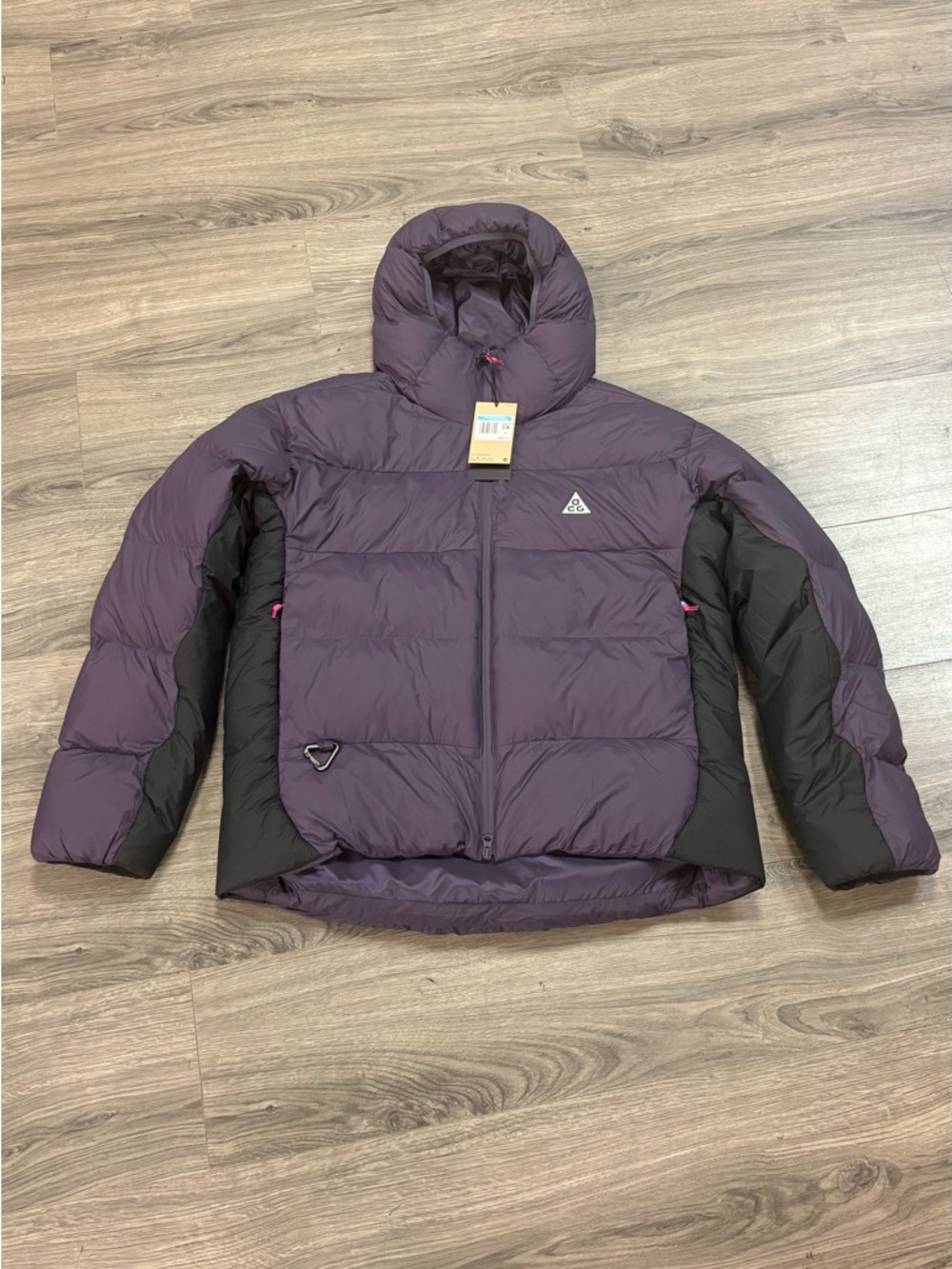 Nike acg “lunar lake” Insulated Purple Hooded Winter Jacket -